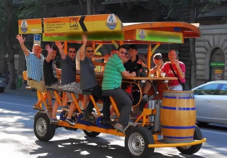Private Beerbike tour 1,5 hours 20 liters of beer