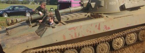 Tank driving and rodeo (MTLB) – with private transfer bus