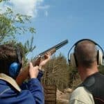 Clay pigeon shooting